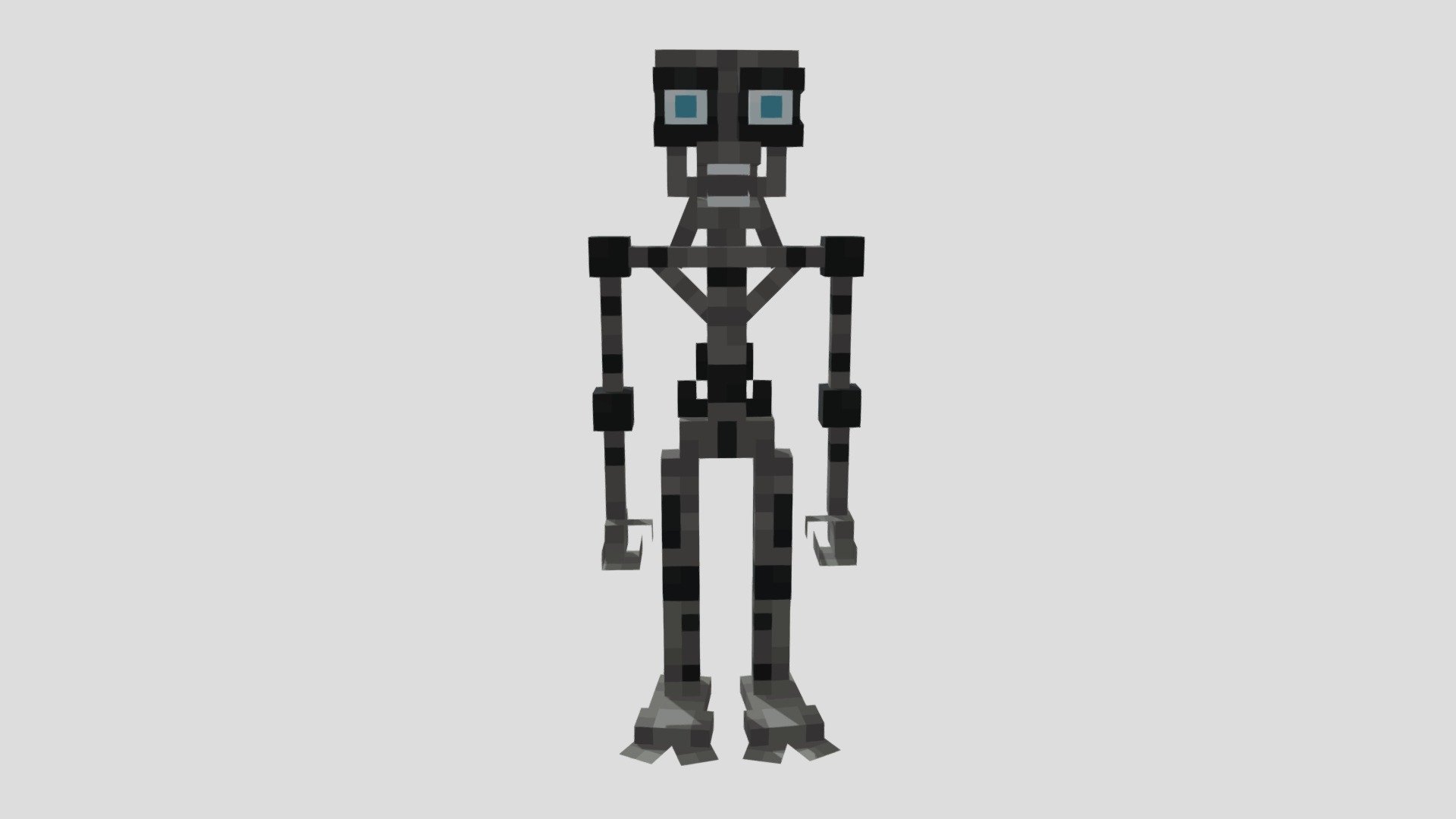 Minecraftendo 01fnaf 1 Download Free 3d Model By Blockbench Model Maker 2833