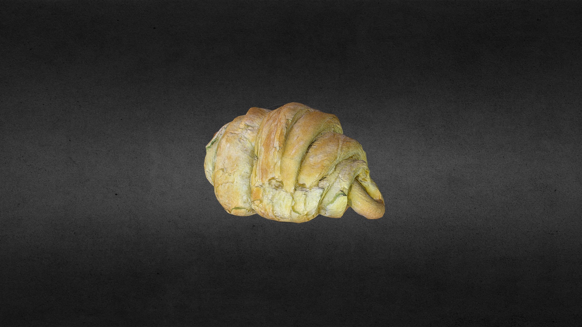 3D model Croissant - This is a 3D model of the Croissant. The 3D model is about a piece of food.