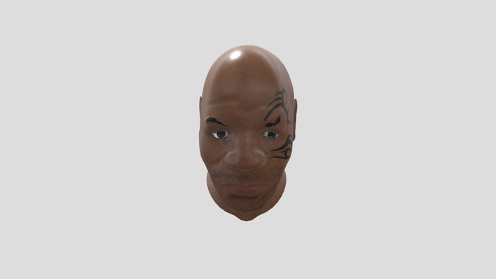 Mike Tyson (Zbrush Training) 3D Model