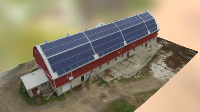 Solar Photovoltaic System - Site #2 (Farm Barn) 3D Model