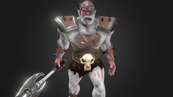 Orc game character 3D Model