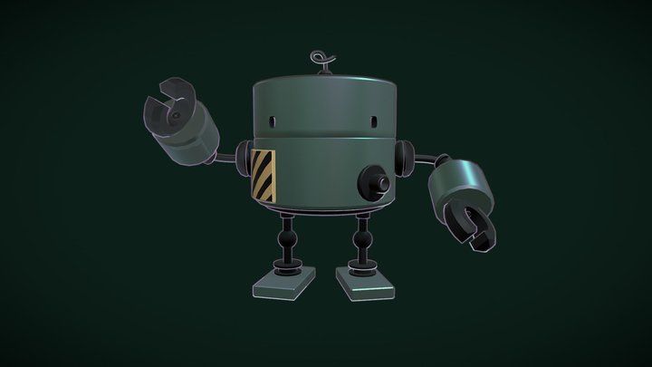 Robot (Draft practice) 3D Model