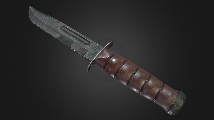 Old Ka-Bar 3D Model