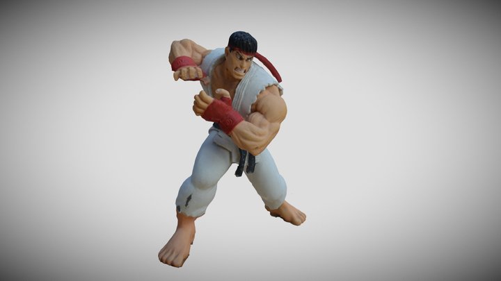 Ryu Street Fighter 4 3D Model