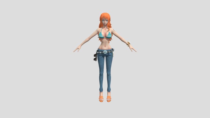 One Piece Nami – Modello 3D gratuito STL