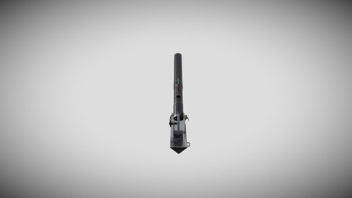 British Two-inch Mortar Mk II 3D Model