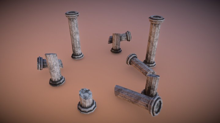 Columns 3D Model