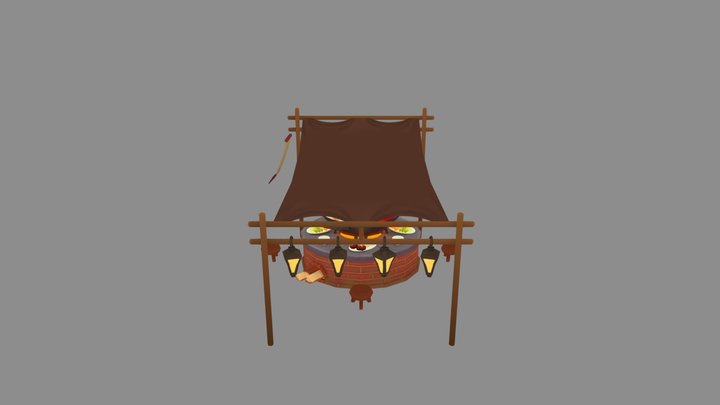 Hot pot hero prop 3D Model