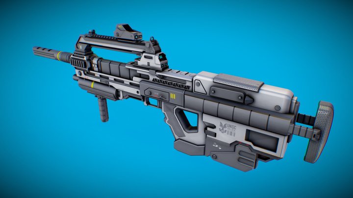 MA37k - Halo Reach Carabine Concept 3D Model