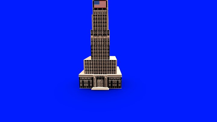 My First Empire State Building 3D Model
