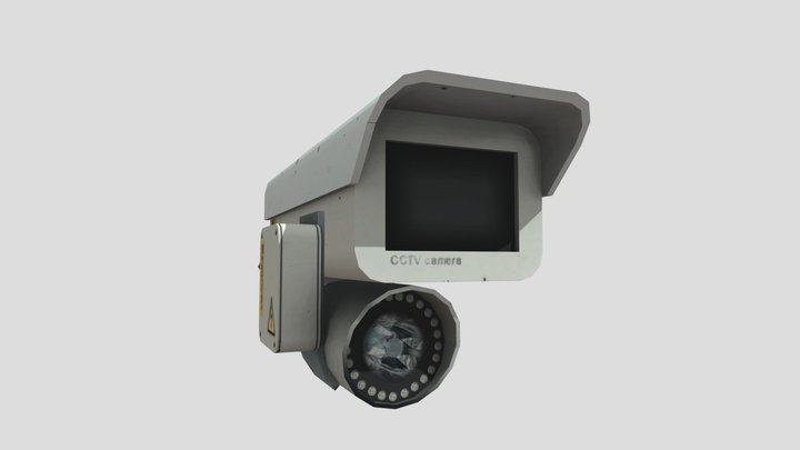 Surveillance CCTV camera 3D Model
