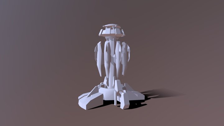 Tau 8 Side Tower - Fixed 3D Model