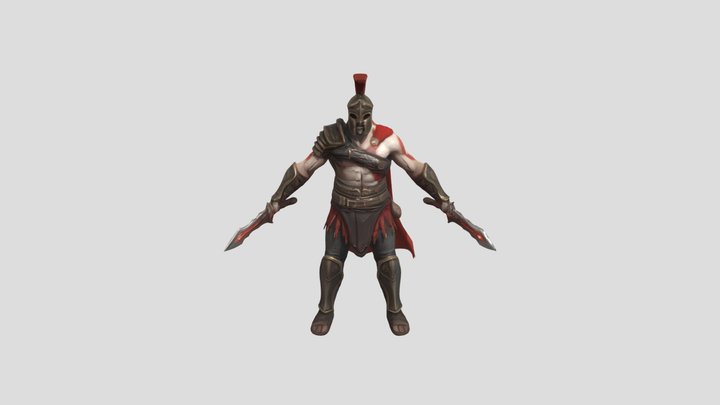 Spartano furia 3D Model