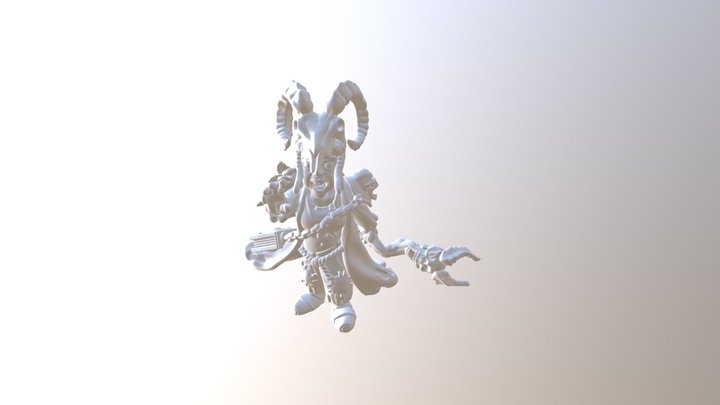 Gnome Warlock 3D Model