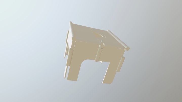 SOPORTE DESPLEGABLE PARA LAPTOP 3D Model