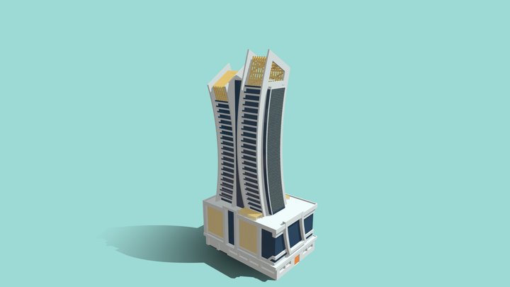 CBK Pension Towers - Nairobi (3D Model) 3D Model