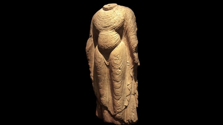 Marble Buddha Sculpture with 3DF Zephyr 3D Model
