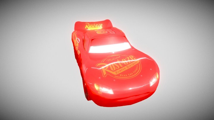 Lighting-mcqueen 3D Model