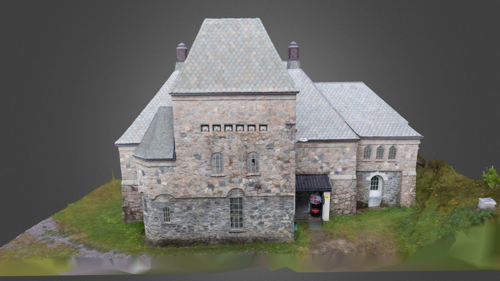 Longerak Kraftstajon - high detail