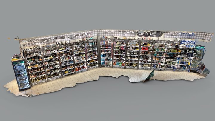 Beer selection in the local supermarket 3D Model