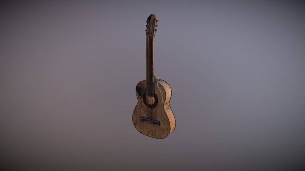 Destroyed Guitar