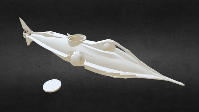 Nautilus Baking Soda Submarine 3D Model
