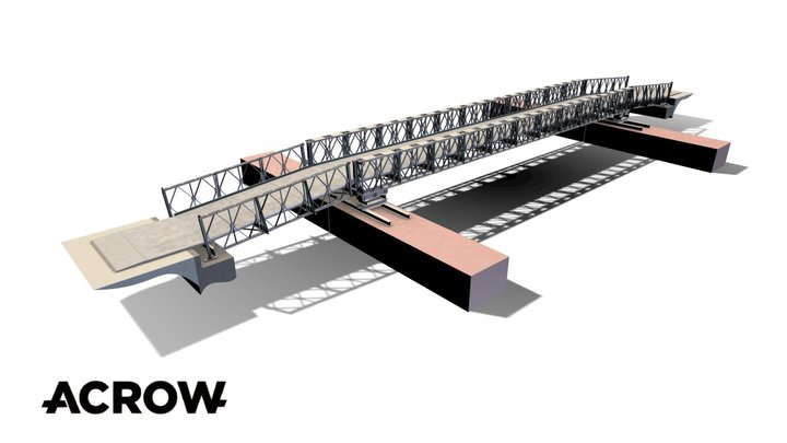 Mabey Compact 200™ Floating Bridge 3D Model