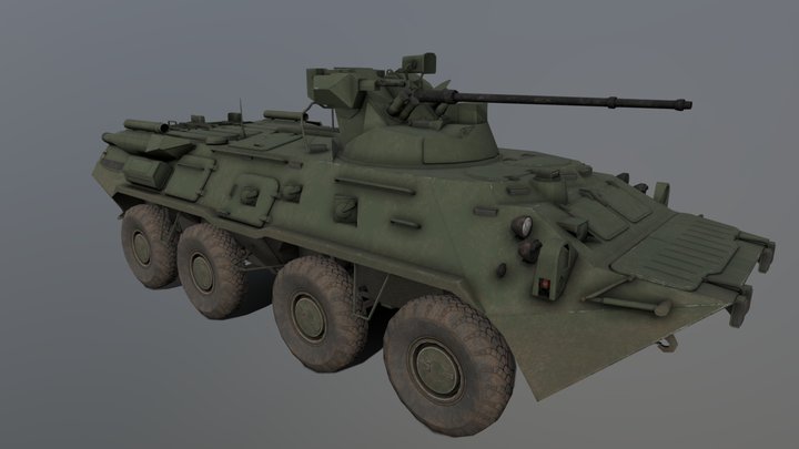 BTR82A lowpoly 3D Model