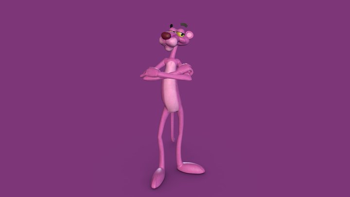 Pink Panther 3D Model
