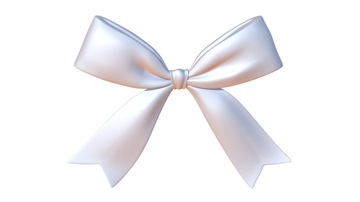 Bow Ribbon Knot 5 3D Model