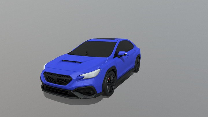 2022 Subaru WRX T S EyeSight 3D Model