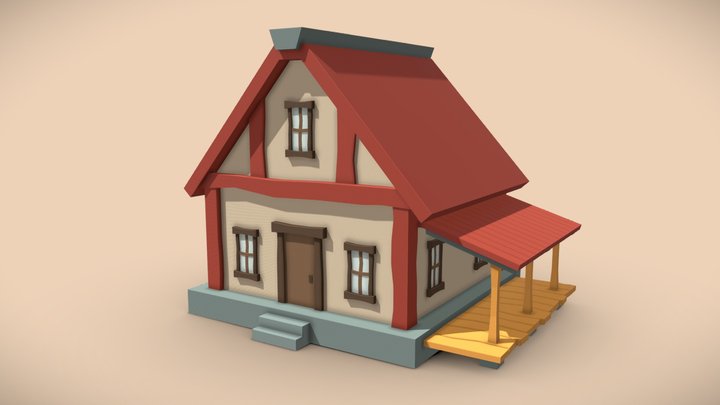 Low poly - Fantasy House [FREE] Download
