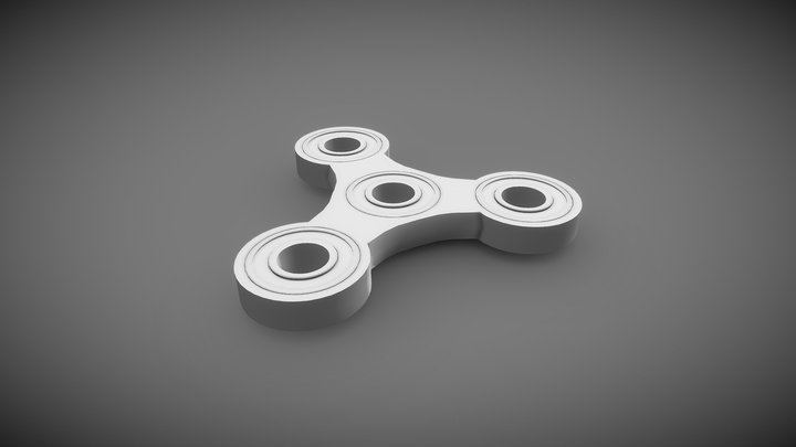 Spinner Toy 3D Model