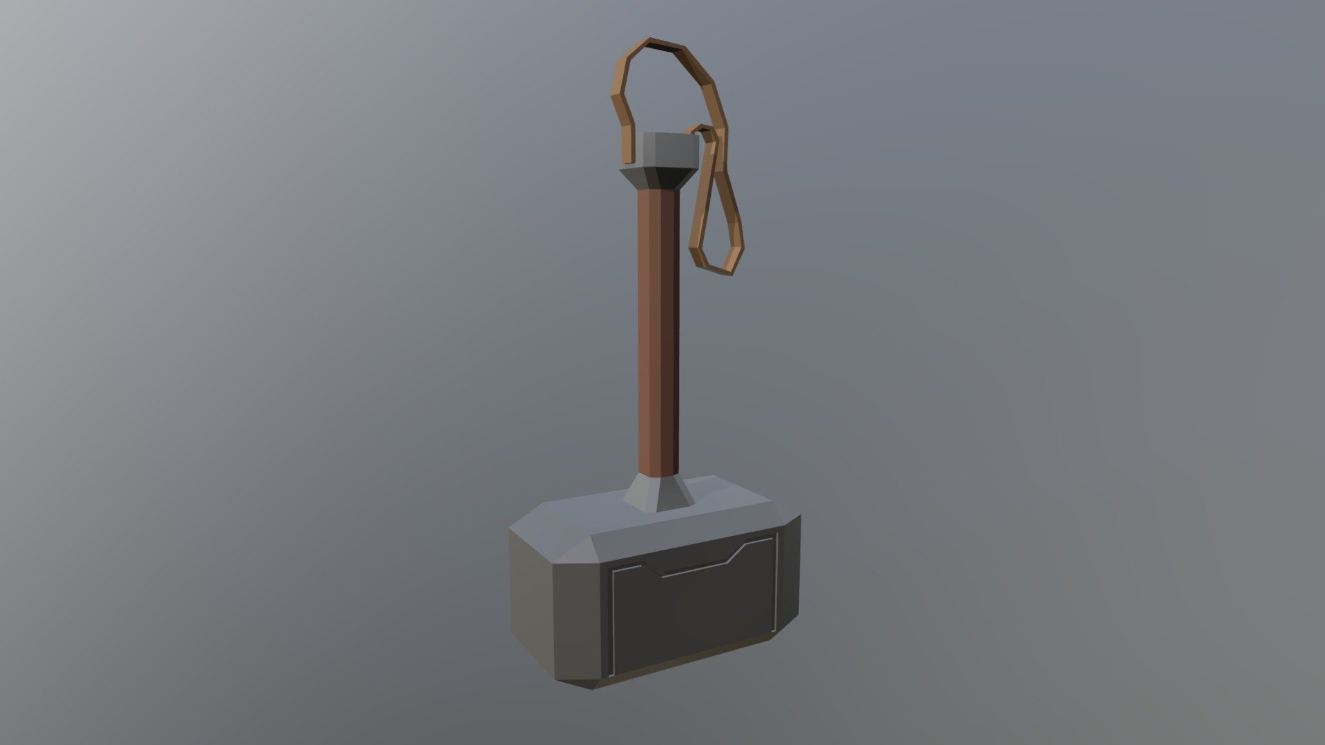 Mjolnir - 3D Model By Vanessa_pabst [e34a0f3] - Sketchfab