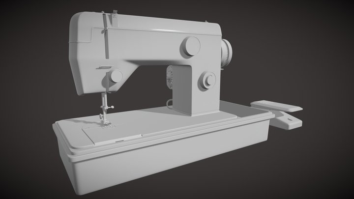 Sewing machine 3D Model