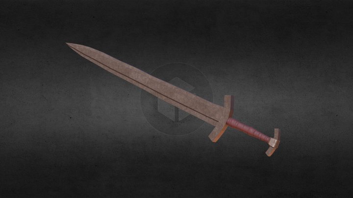 Iron Sword 3D Model