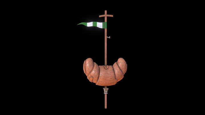 Croissant 3D Model