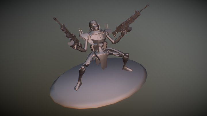 Revenant With Gunz 3D Model
