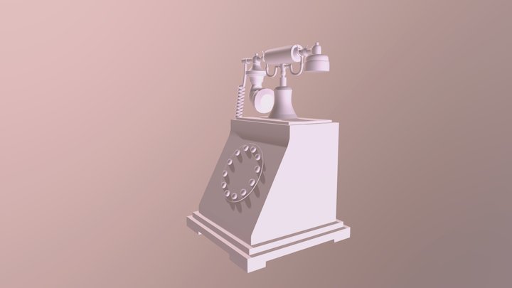 RotaryTelephone 3D Model