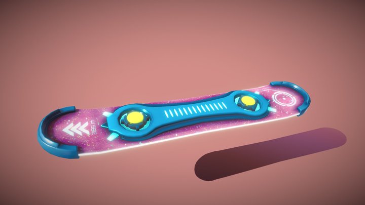 XYZ Daily. Day 4. Hoverboard 3D Model