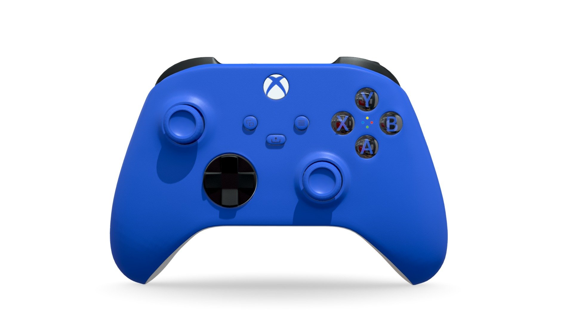 Xbox Series Controller Shock Blue - Buy Royalty Free 3D model by hado ...