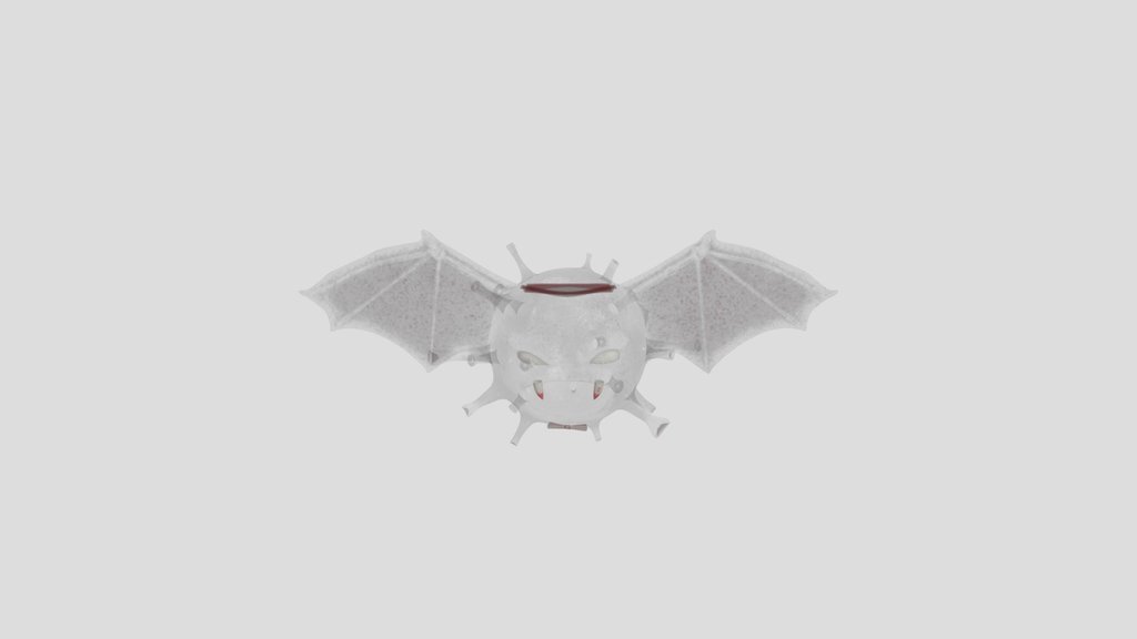 Vampire Bat Virus Figurine Purple