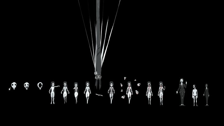 IMSCARED Official Character Models 3D Model