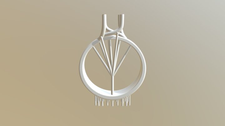 Solitair Diamond ring 3D Model