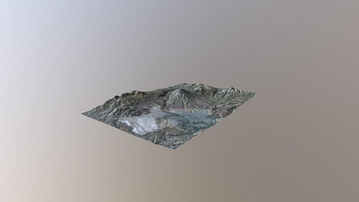 Volcan Misti, Arequipa 3D Model