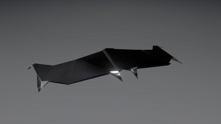 Glider Textured 3D Model
