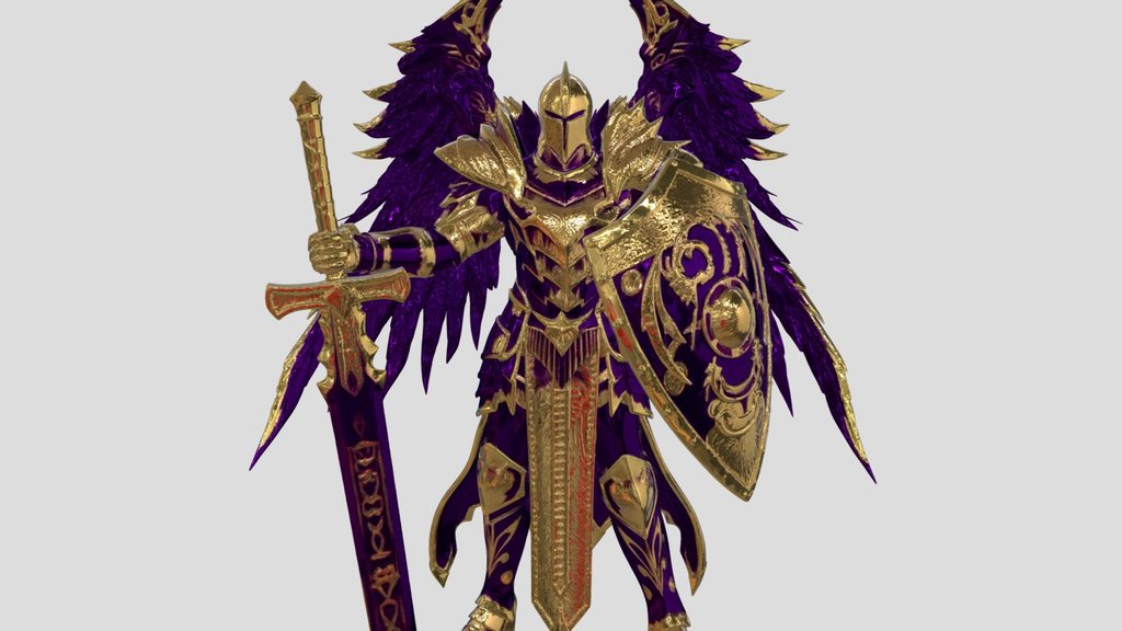 Emerald Knight with Dragonshield