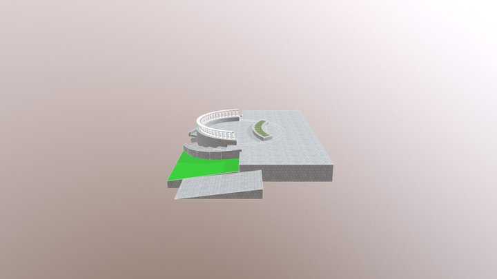 Pool Deck 3D Model