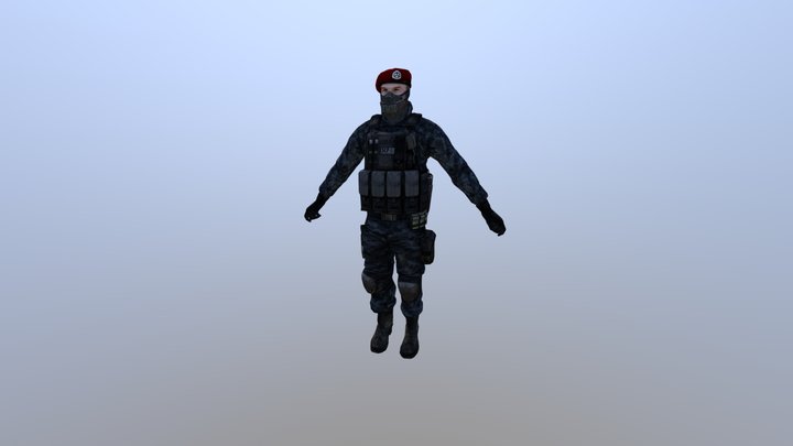 MTF P-1 Captain 3D Model