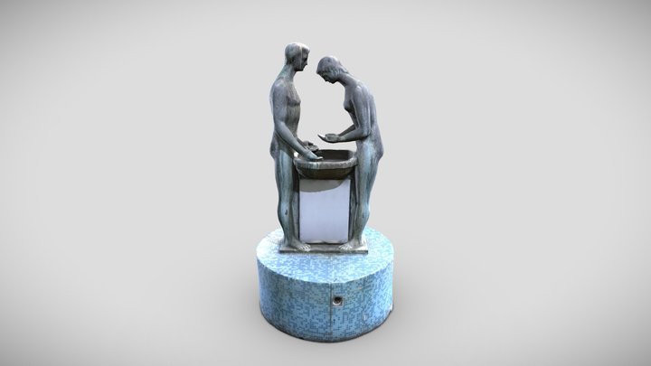 Novobeogradska Fontana 3D Model